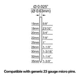 PP13823 Pneumatic 23-Gauge 1-3/8" Micro Pinner