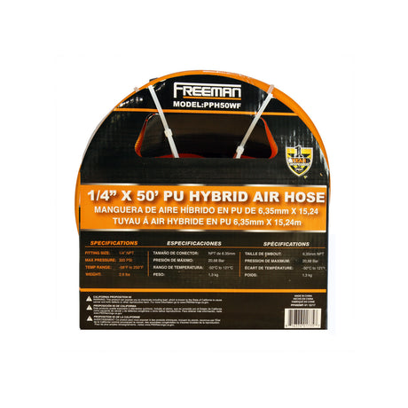 1/4" x 50' PU Hybrid Air Hose