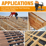 Pneumatic 16-Gauge 2" Medium Crown Stapler