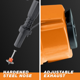 Pneumatic 3" Single Pin Concrete Nailer