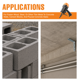 Pneumatic 3" Single Pin Concrete Nailer