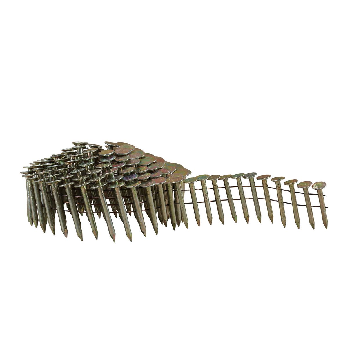 RN-125EG 15 Degree 1-1/4" x 0.120" Wire Collated Galvanized Coil Roofing Nails (7200 Count)