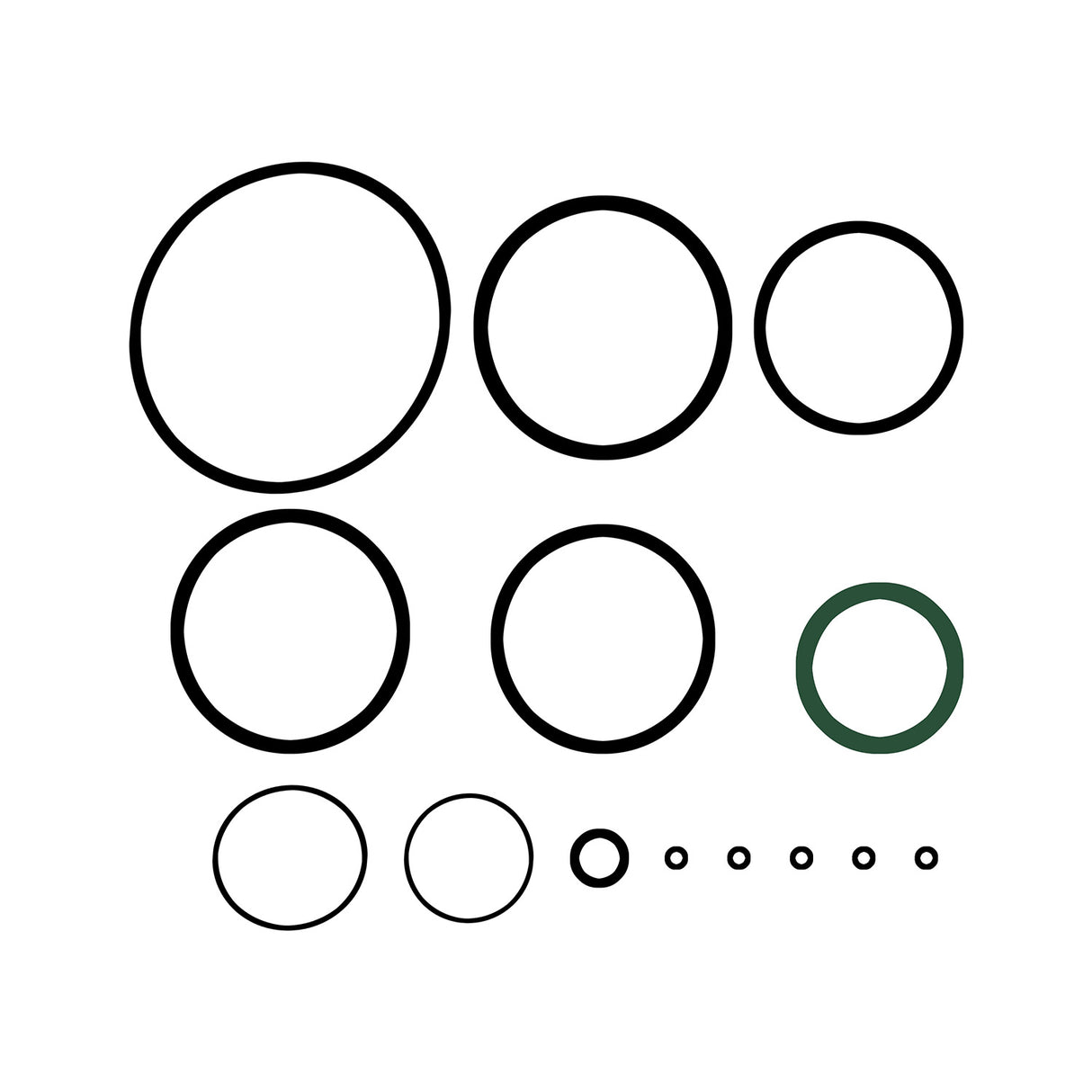 RPWCOD Replacement O-Ring, Drive Blade, and Bumper Kit for Freeman PWC50 Wide Crown Stapler