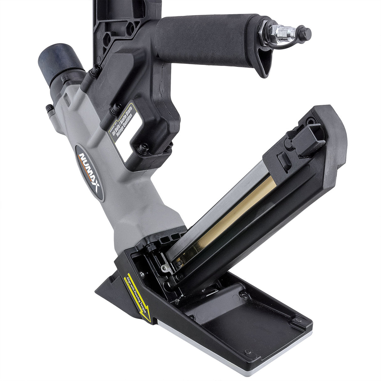 Pneumatic 2-in-1 15.5-Gauge and 16-Gauge 2" Dual Handle Flooring Nailer / Stapler