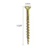 SCRFLW-175 #8 x 1-3/4" Square Drive Bugle Head Subfloor to Wood Screws (1000 Count)