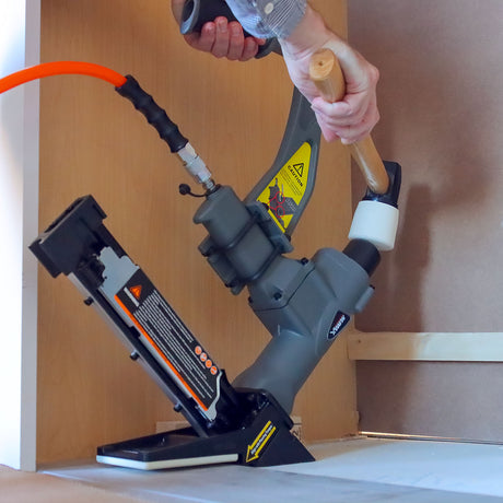 Pneumatic 3-in-1 15.5-Gauge and 16-Gauge 2" Flooring Nailer / Stapler