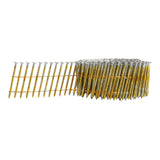 15 Degree 1-3/4" Wire Collated Galvanized Ring Shank Coil Siding Nails (3600 Count)