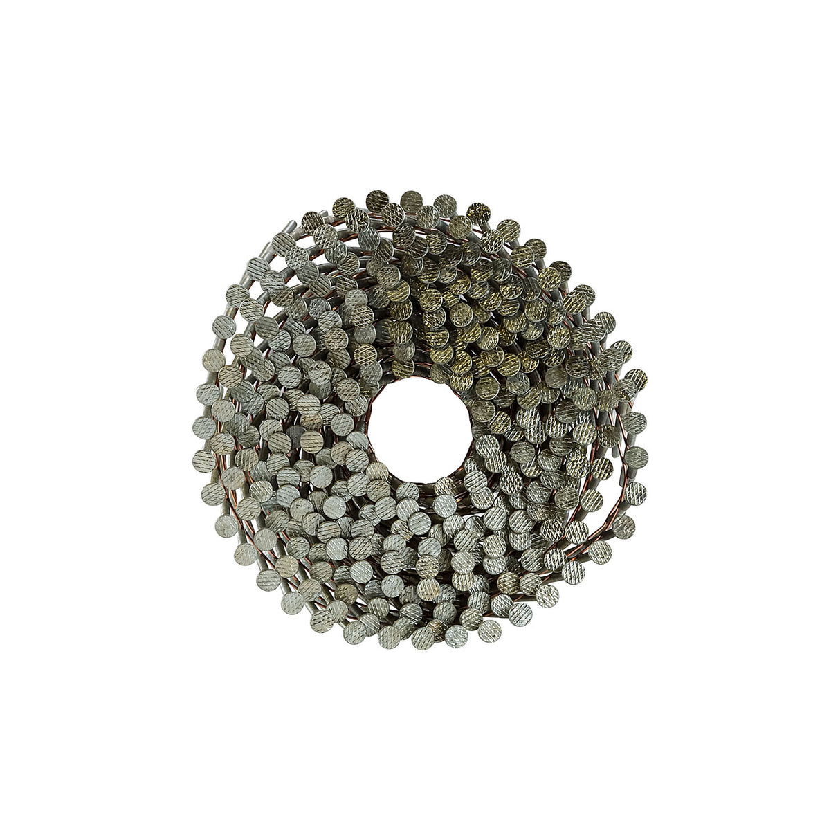 15 Degree 2-1/4" Wire Collated Galvanized Ring Shank Coil Siding Nails (3600 Count)