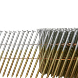 15 Degree 2-1/2" Wire Collated Galvanized Ring Shank Coil Siding Nails (3600 Count)