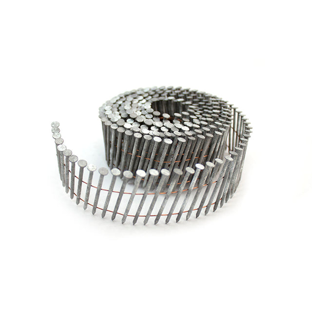 SNRSHDG92-134WC 15 Degree 1-3/4" Wire Collated Hot Dipped Galvanized Ring Shank Coil Siding Nails (3600 Count)