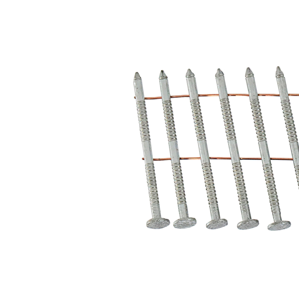 15 Degree 1-3/4" Wire Collated Hot Dipped Galvanized Ring Shank Coil Siding Nails (3600 Count)