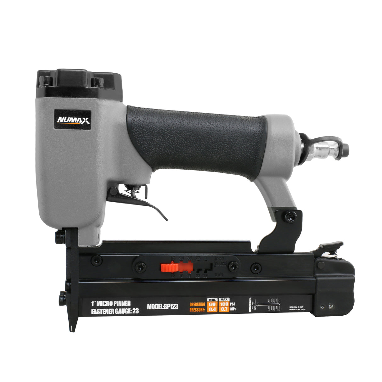 Pneumatic 23-Gauge 1" Micro Pinner