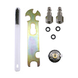 Pneumatic 0.8 mm Tip Mini HVLP Gravity Feed Spray Gun