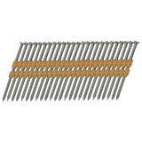 SSFR.120-3RS 21 Degree .120" x 3" Plastic Collated Stainless Steel Ring Shank Full Round Head Framing Nails (2500 Count)