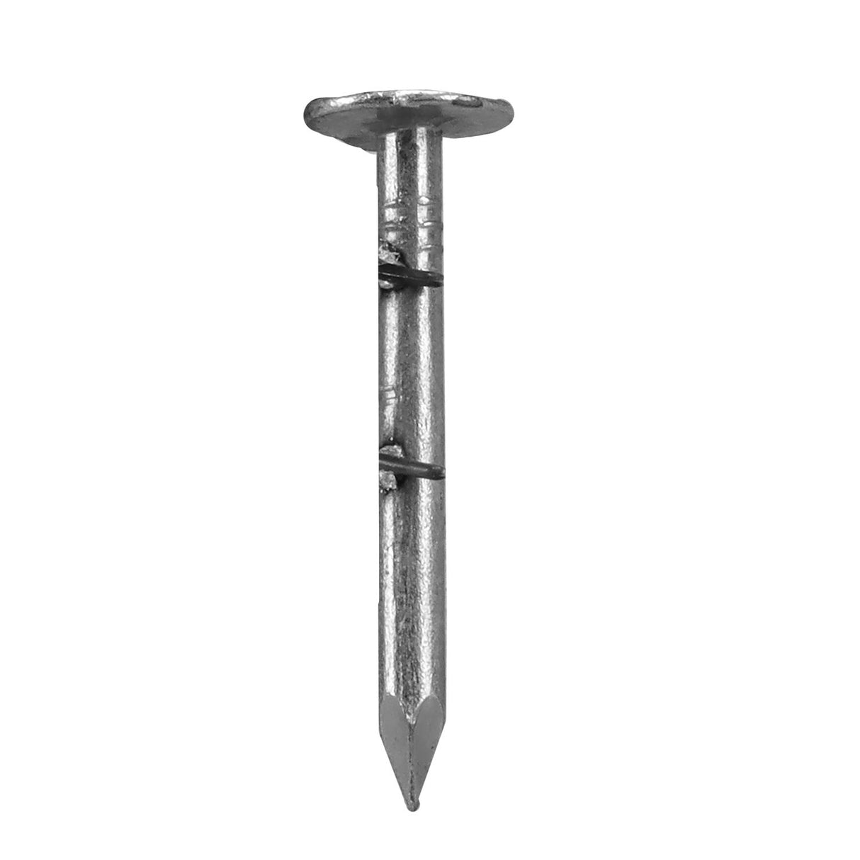 15 Degree 1-1/4" x 0.120" Wire Collated Stainless Steel Coil Roofing Nails (3600 Count)