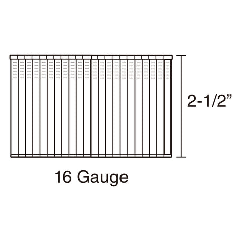 SSSF16-25 16-Gauge 2-1/2