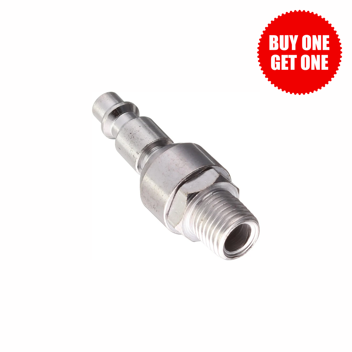 1/4" x 1/4" Male to Male Swivel Industrial Plug