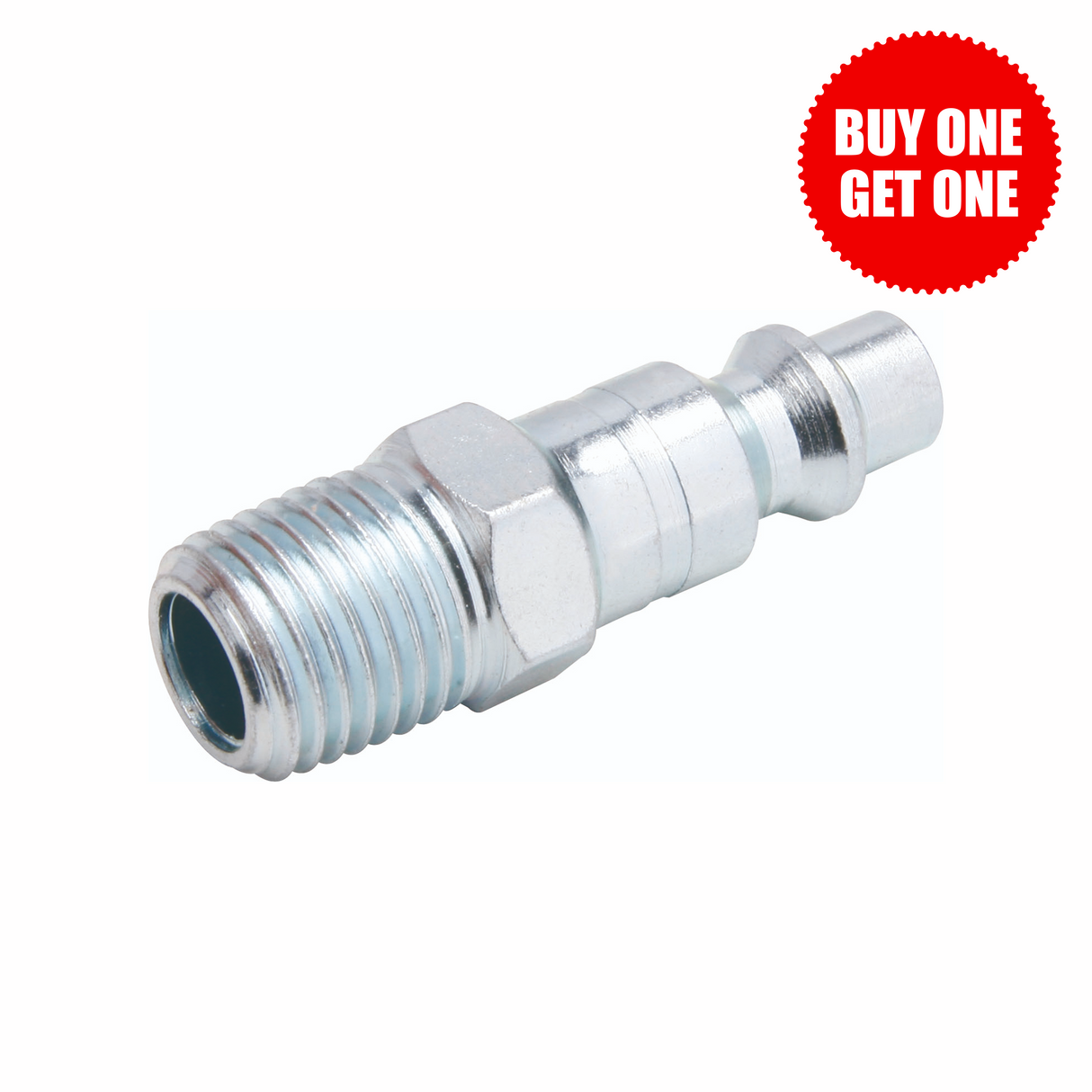 1/4" x 3/8" Male to Male Industrial Plug