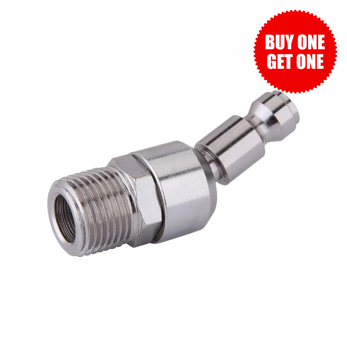 1/4" x 3/8" Male to Male Swivel Automotive Plug