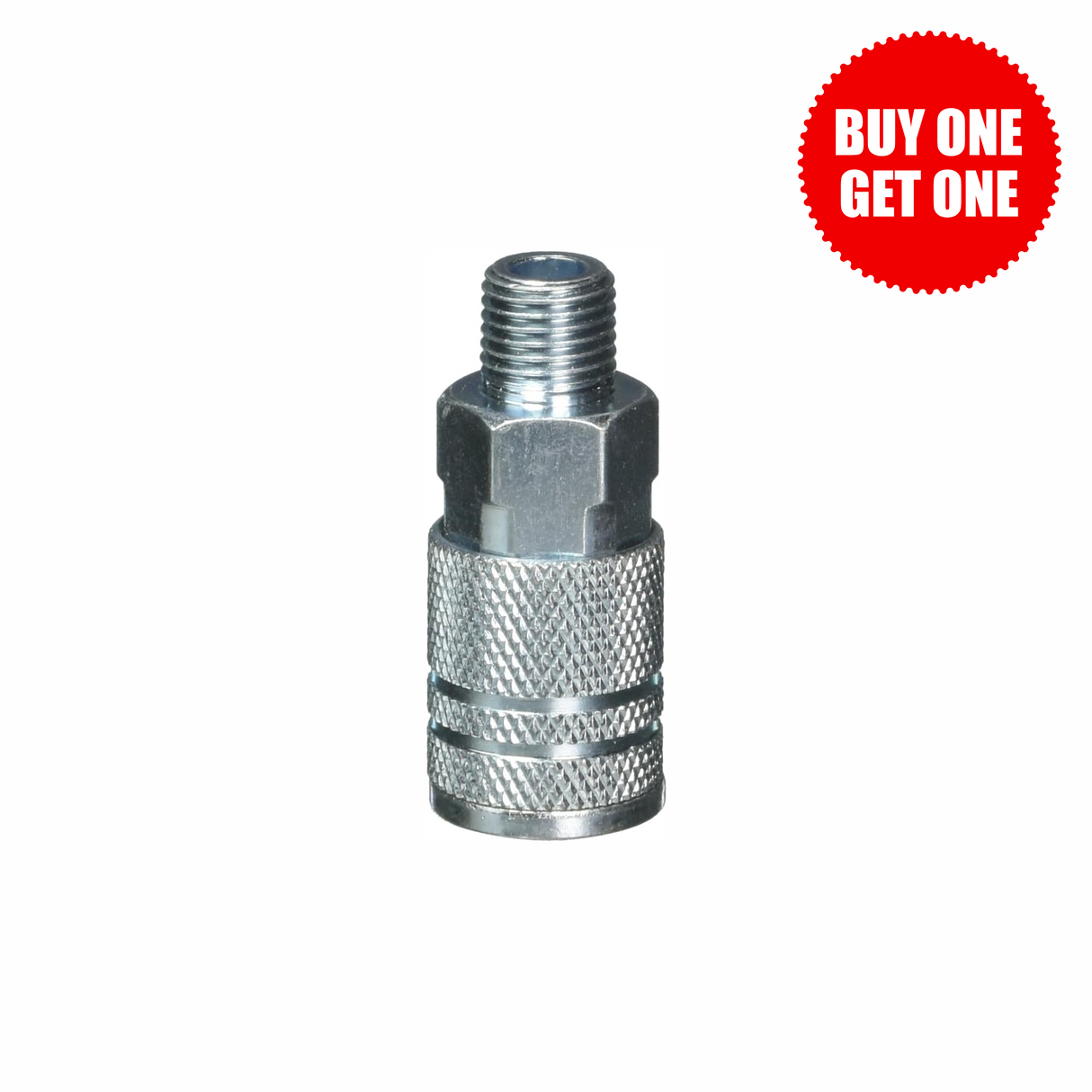 4-Ball 1/4" x 1/4" Female to Male Industrial Coupler