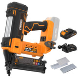 20V Cordless 3-in-1 16 & 18 Gauge Finish Nailer, Brad Nailer, and Narrow Crown Stapler