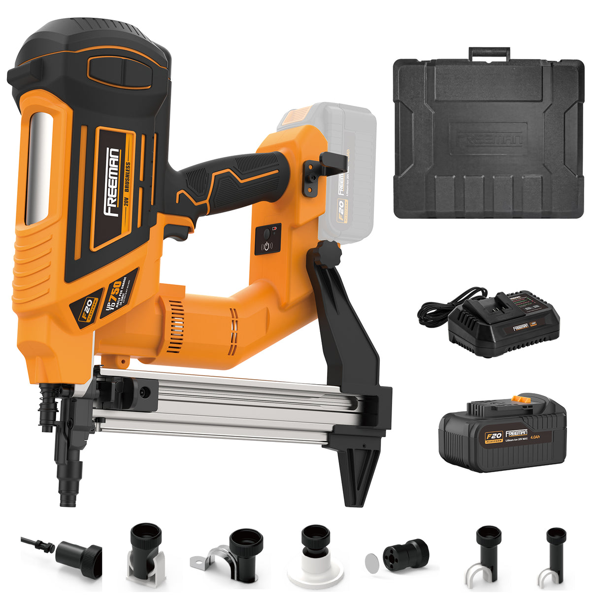 20V Cordless and Brushless 1-1/2" Concrete Strip Pin Nailer