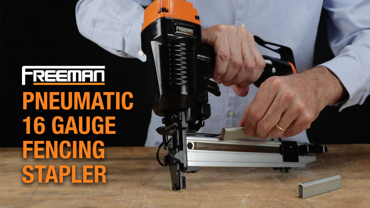 Pneumatic 16-Gauge 1 in. Fencing Stapler Pneumatic 16-Gauge 1 in. Fencing Stapler